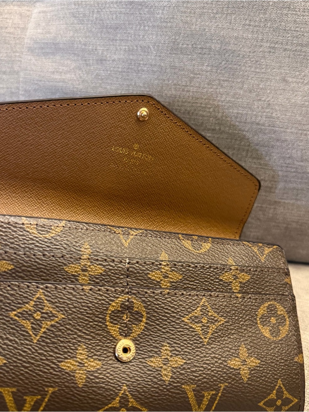 Louis Vuitton Monogram Continental Wallet in Brown and Gold Women - Picture 5 of 6